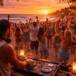 Dj set, coucher de soleil & ambiance festive tous les soirs.